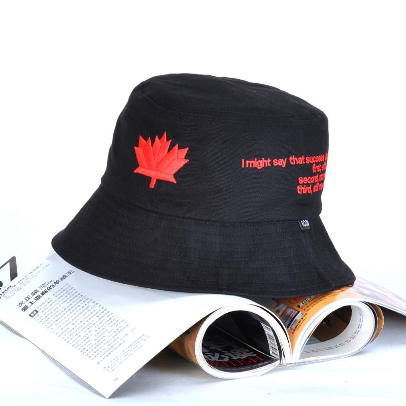 

Berets High Quality Fisherman Hat DSQBRAND Letter Cap Embroidery Brim Silk Circle Design Men And Women Panama, Black