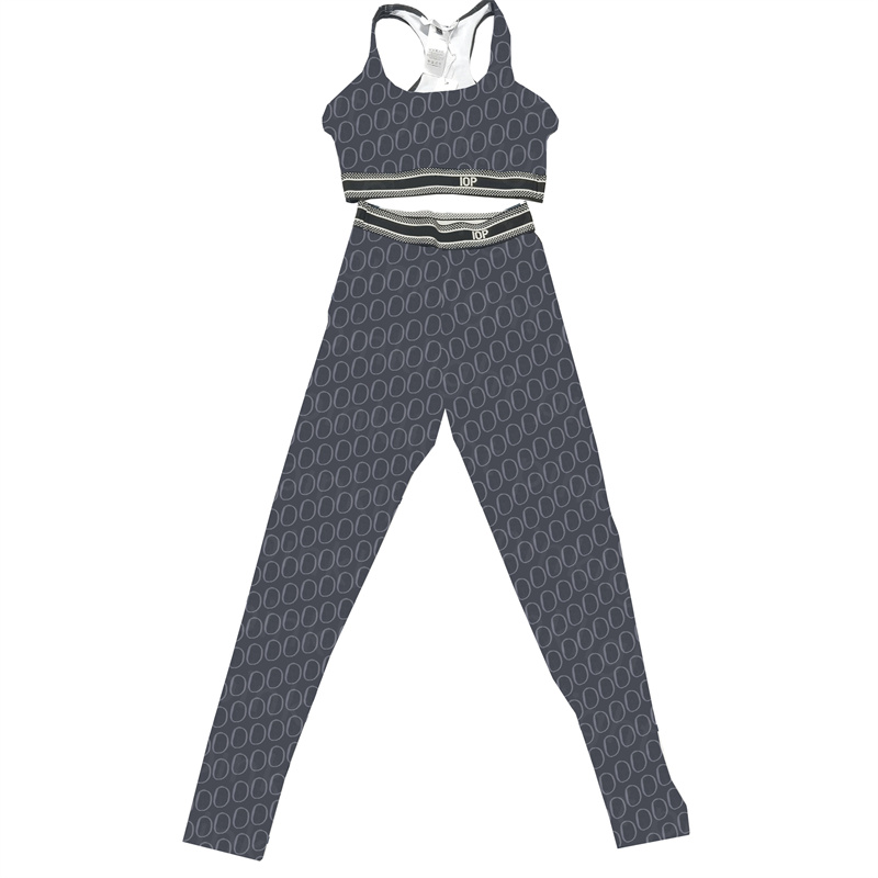 

Women Yoga Outfit Textile Designer Letter Print Tracksuit Spring Summer Tracksuits Sleeveless Sports Bra Elastic Sport Pants, Pls contact me for more pics