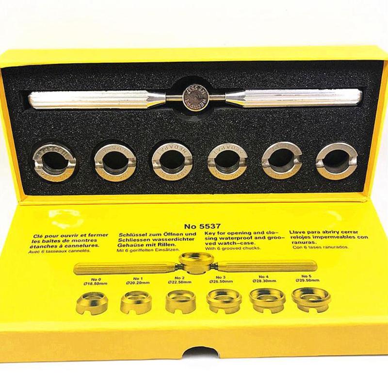 

Repair Tools & Kits Pcs Watch Screw Back Case Cover Opener Remover Wrench Dies Repairer Tool Set For Watchmaker Open Battery Change ToolsRep