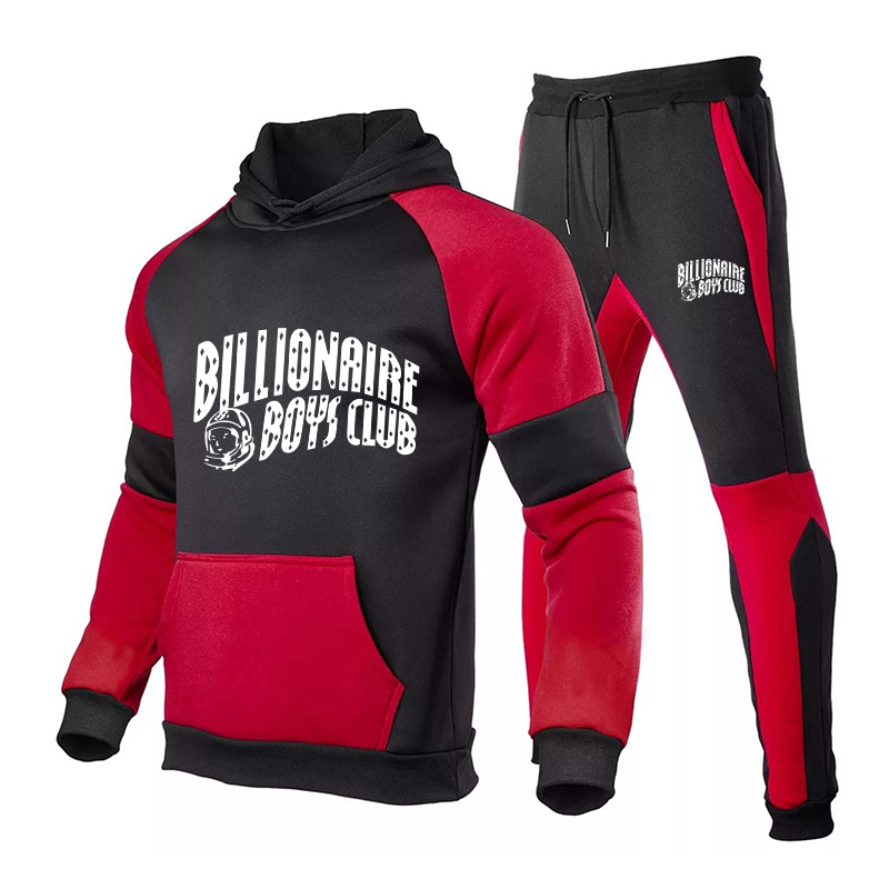 

Men's Sportswear Sweater Set Sportswear Ladies Jogging Jacket Sweatshirt Sets and Pants 2022 Fashion Patchwork New Clothing