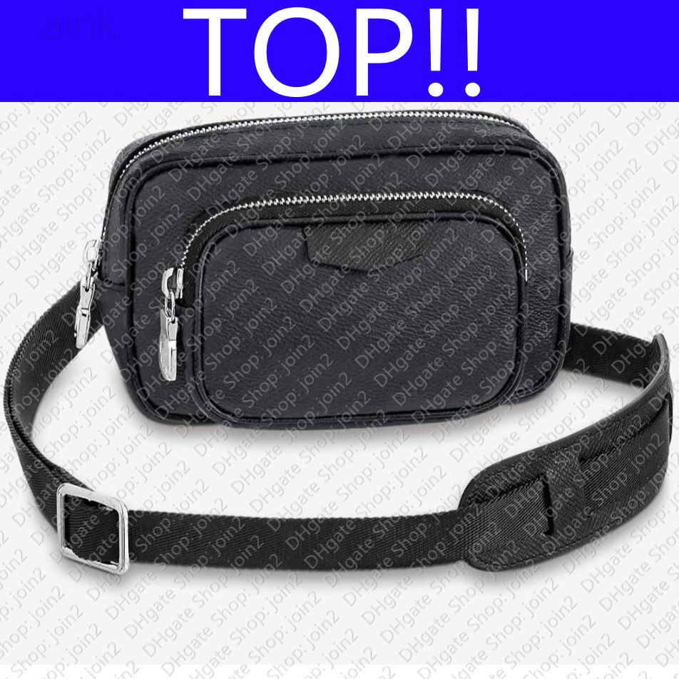 

M30755 OUTDOOR POUCH Designer Mens Cross Body Sling Phone Bag Messenger We also have Pocket Organizer Multiple Brazza Slender Wallet, (top quality) black with flowers