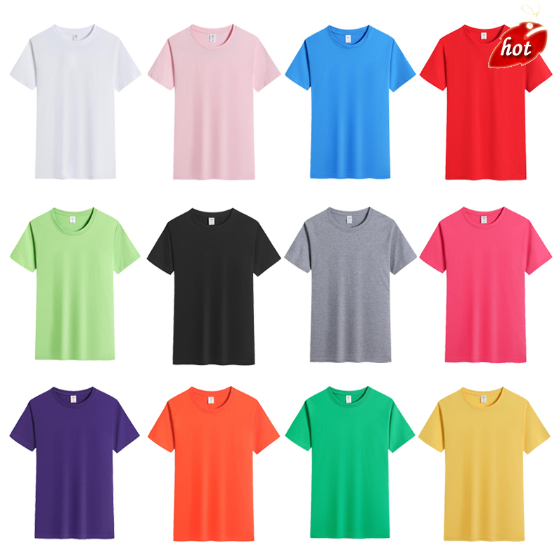 

brand custom wholesale bulk sublimation white 100% cotton t shirt unisex round neck short sleeve printing blank plain men's women's boy's girls', Navy