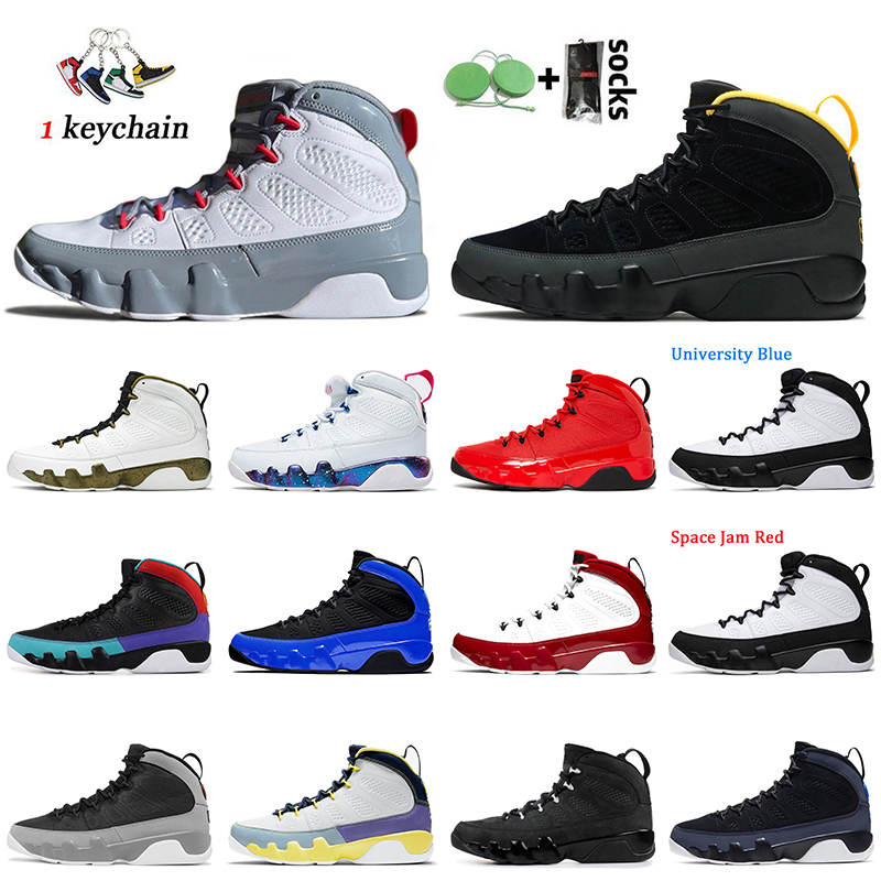 

Designer Mens Jumpman 9 Fire Red 9s Basketball Shoes Fashion 2022 Size 13 Men Sneakers University Gold Racer Blue Particle Grey Space Jam Outdoor Sports Trainers, D25 particle grey 40-47