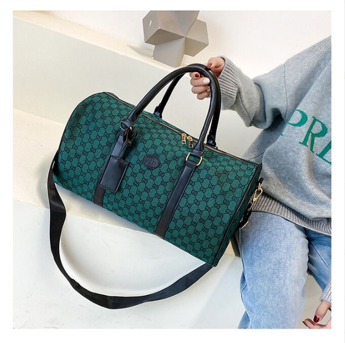 

Top Quality Men Fashion Duffle Bag Leather Travel Bags Mens Handle Luggage Gentleman Business Totes with Shoulder Strap Praise Explosion Backpacks, Withlogo