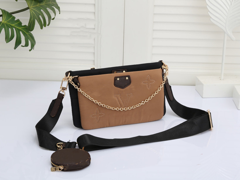 

MAXI ACCESSOIRES women Designer bag Leather Mini Monograms Econyl Coin Multi Purse clutch crossbody handbag shouler bags travel, Extra shipping