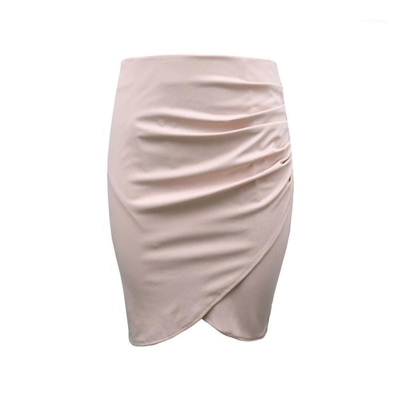 

Skirts 2022 Split Vintage Mini Bodycon Skirt High Waist Women Pencil Solid Elegant Lady OL Office For Female -XXL, Black