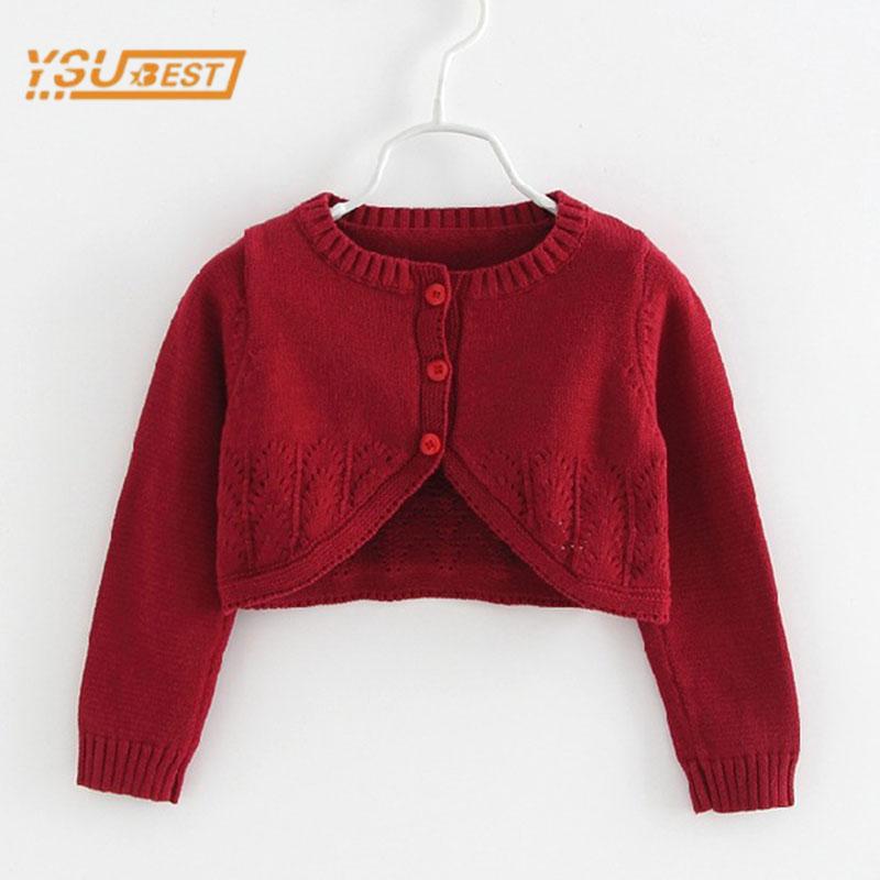 

Jackets Kids Girls Pure Color Cardigan Coat Spring Autumn Court Style Baby Children Knit Shawl CoatJackets, Piks1916 white