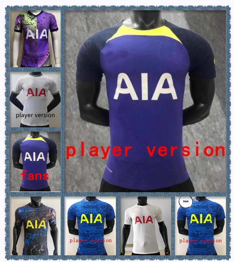 

21/22/23 Player version Spurs Homes BALE SON Soccer Jerseys 2021 2022 2023 Away KANE LLORENTE DELE shirt LUCAS Customized Football uniform