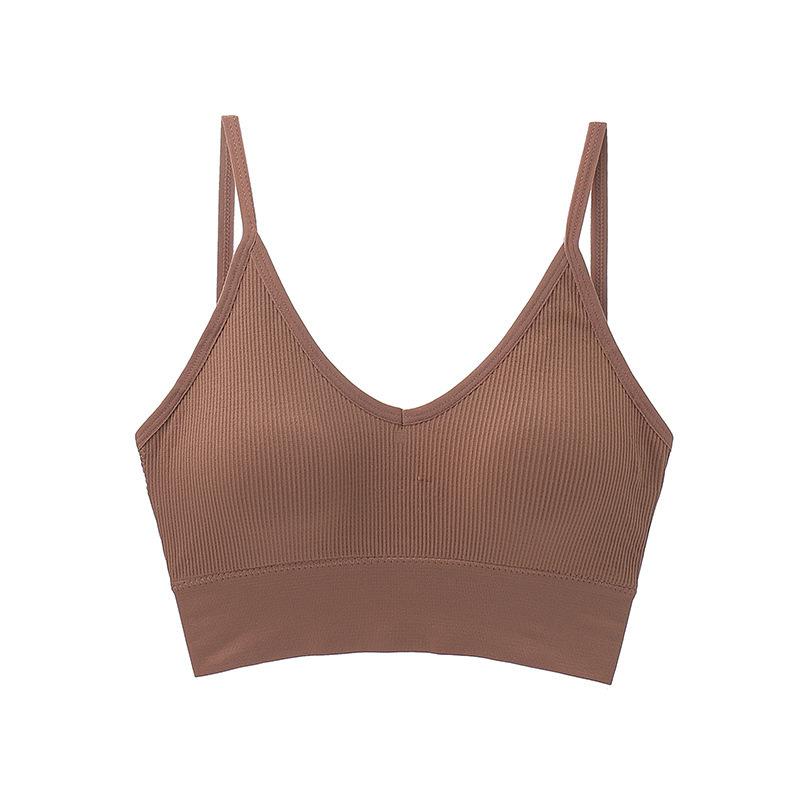 

Bustiers & Corsets Women Tank Top Bralette Sexy Crop Tops Seamless Underwear Female Lingerie Intimates Fashion With Removable Padded Camisol, White