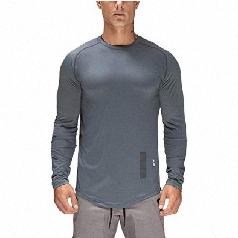 folima mens performance t shirts long sleeve moisture wicking athletic shirts xl, style a gray K9UJ#-image-757179435