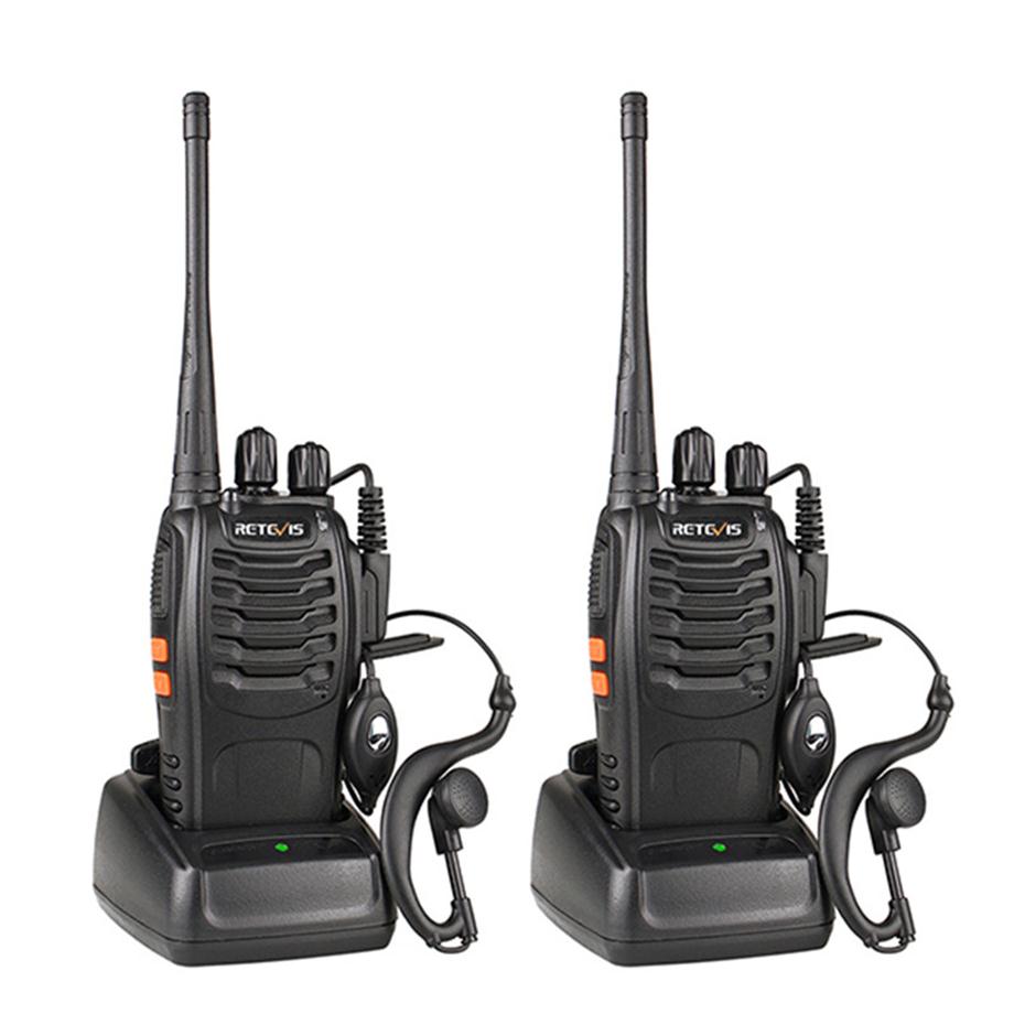 

2pcs Retevis H777 Walkie Talkie 16CH 2-Way Radio USB with earphone Handheld Walkie Talkie communication device Radio Transmitter2759