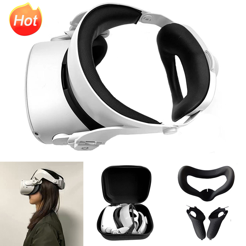 

Halo Strap for Oculus Quest 2 Adjustable Elite Improve Plate Comfort Forehead Support Head Band VR Accessories 220509