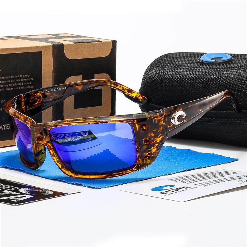 

Designers Sunglasses For Women Costa Sunglasses Mens UV400 580P High-Quality Polarized PC Lens Color Coated TR-90&Silicone Frame -255f