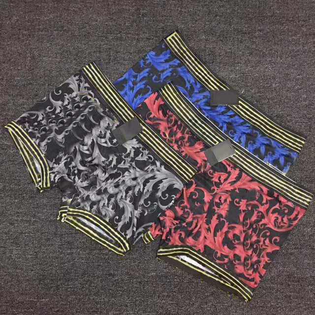 

new Mens Underpants classic cotton underwears boxers briefs pull in Underwear Mixed colors Quality Sexy multiple choices Asian size Can specify color -2XL, White-1