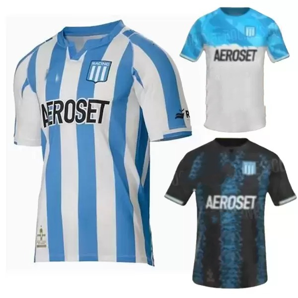

22 23 Racing Club de Avellaneda Soccer Jerseys Home Away Third Bou 7 Fernández 8 Centurión 10 2023 Jersey Camiseta Futbol Shirts Top Argentina League, 22/23 away+conmebol