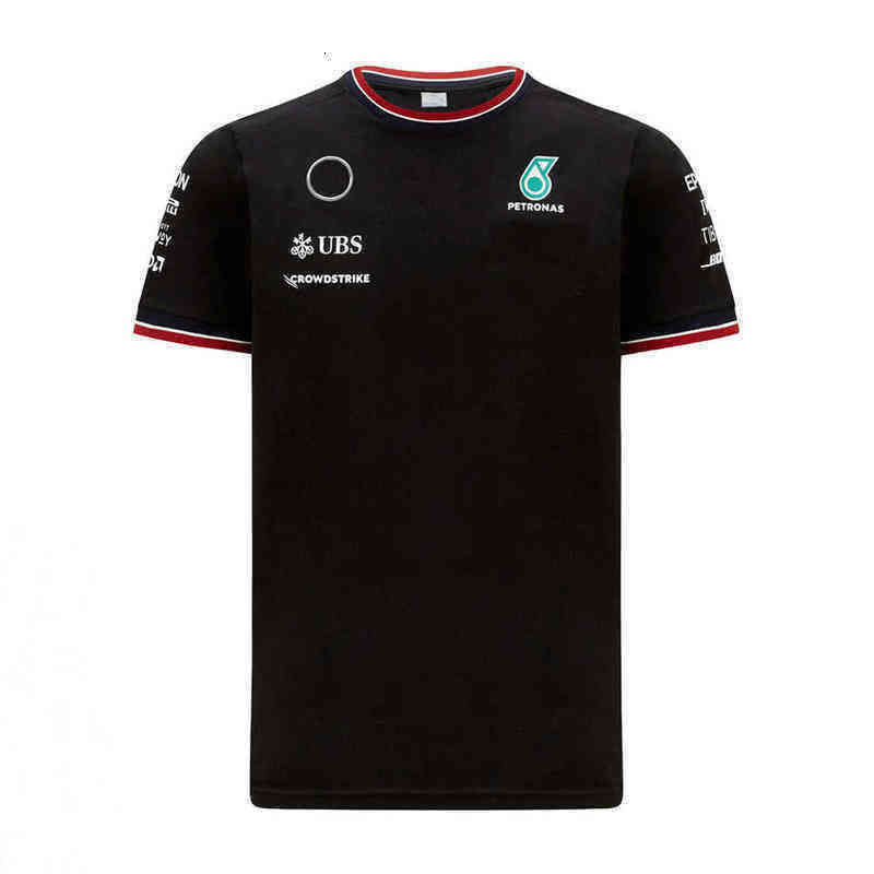 2022 New Petronas Motorsport F1 Team Racing Gp Men's Line Breathable Casual Short Sleeve T-shirt Summer Car Fan Jerseys