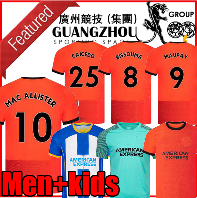 

22 23 MAUPAY Soccer Jerseys Mac Allister GROSS Alzate Danny Cucurella LALLANA TROSSARD Mwepu men HONE AWAY away kids Kits sock, 22/23 home