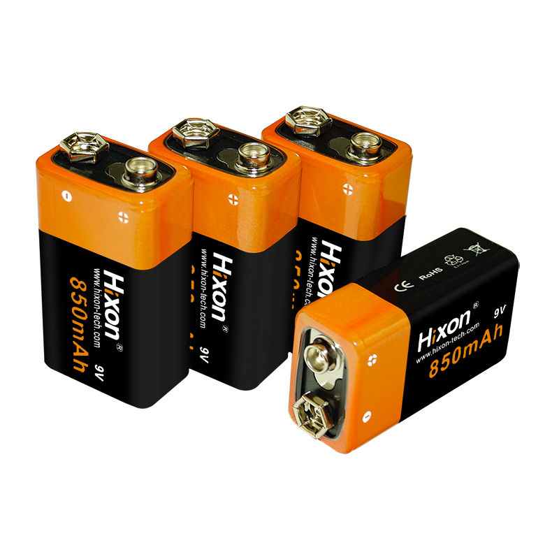 

1pcs 9V 6F22 850mAh Rechargeable Li-ion Battery Packs And Charger For Smoke Detector Alarm Interphone,Kids Toys,Fire Alarms[Pack Of Four]