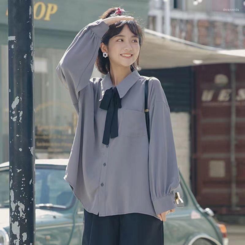 

Women' Blouses & Shirts Women Shirt Blouse 2022 Women' Long-Sleeved Top Blusas MujerWomen' Dway22, White