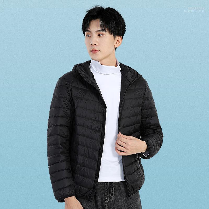 

Men's Down & Parkas PARKLEES 2022 Winter Warm Men Windproof Waterproof Coat Solid Casual Hooded Jacket Thick Puffer Jackets 7 Colors Phin22, Wine red hooded
