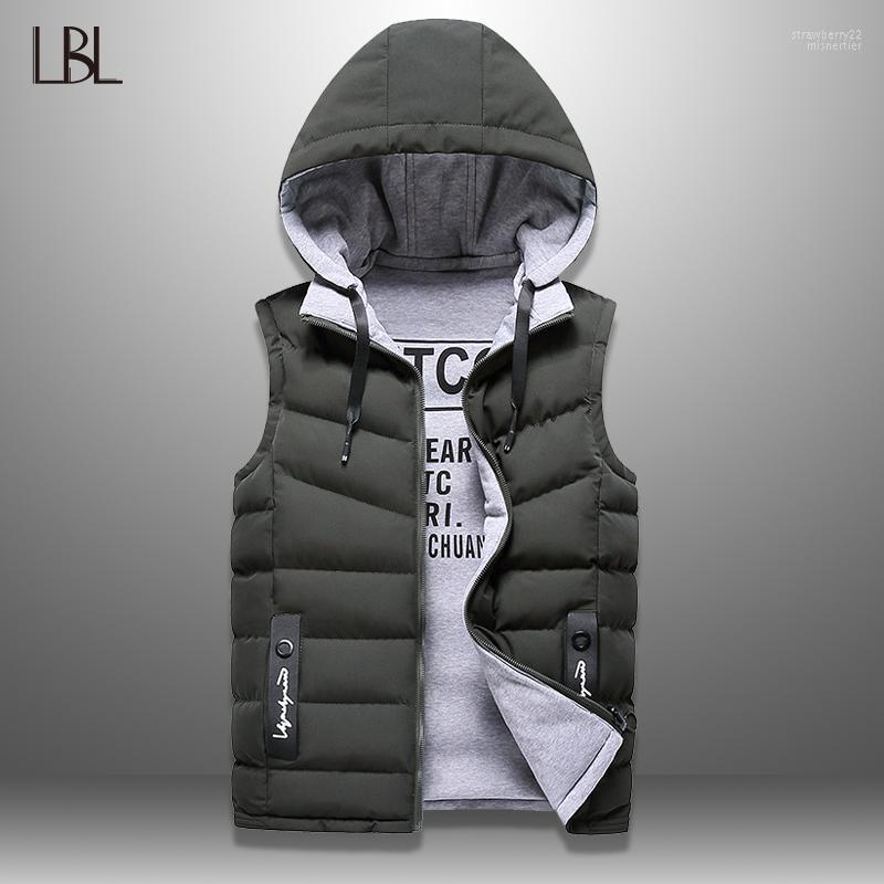 

Men' Vests Mens Winter Vest Down Men Casual Waistcoat Sleeveless Jackets Hooded Worn On Both Sides Hat Detachable Top 4XL Stra22, Hq9917 red