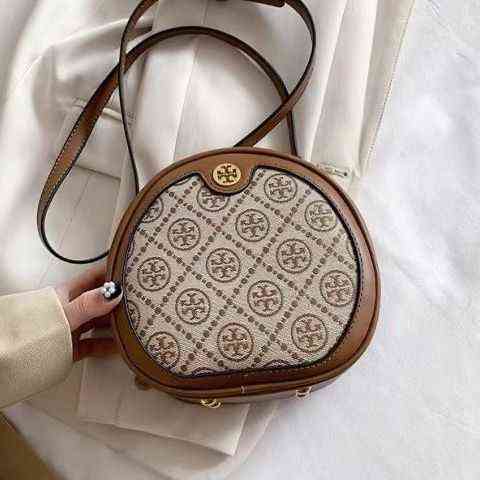 

handbag 2023 50% OFF new women's bags can be customized mixed batches canvas round fashionable and versatile leisure senior foreign style mobile phone, Black