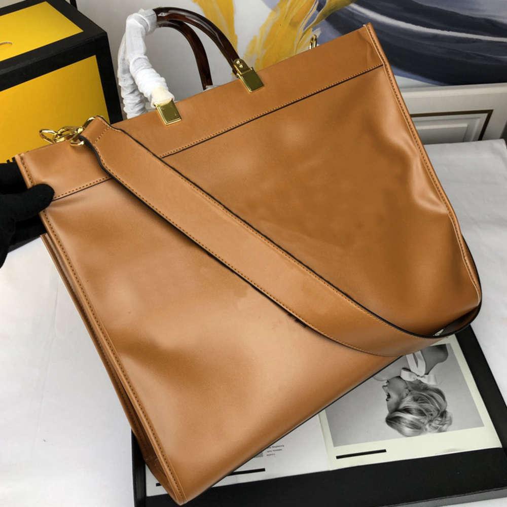 Designer Handbags Purses Tote Large Capacity Package Fashion High Quality Plain Cowhide Genuine Leather Shop Bags Metal Parts YSLity zpR