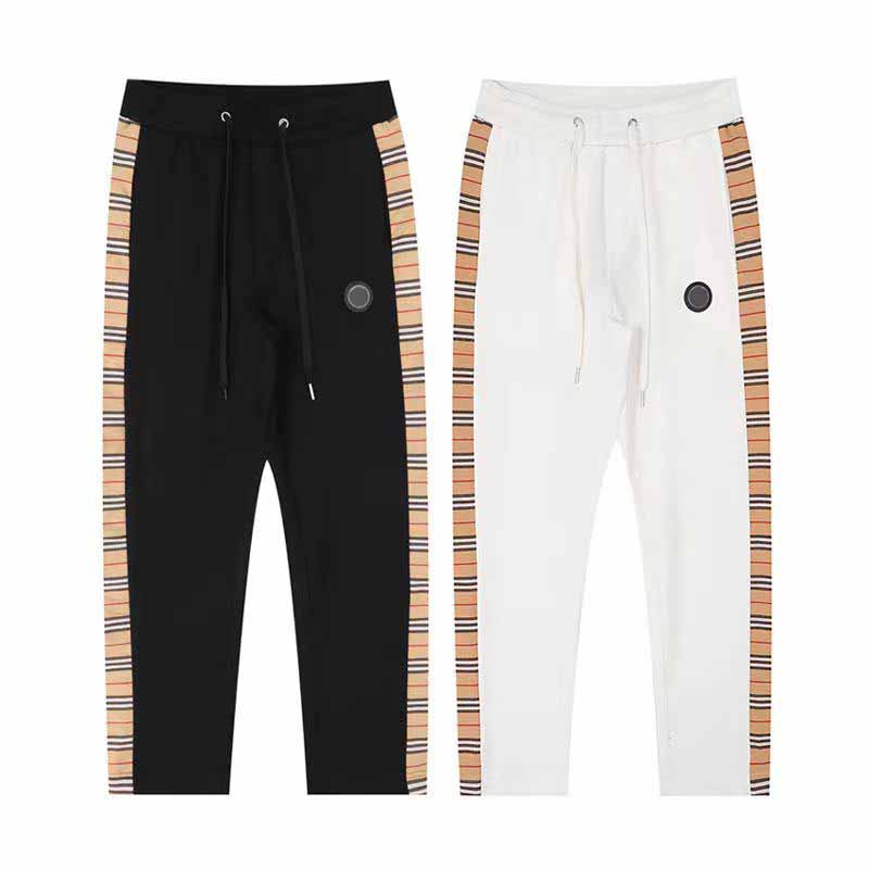 

Mens Pants Fashion jagger sport classic print Reflective sweatpants cotton Casual couple Hip Hop trousers Clothing, White