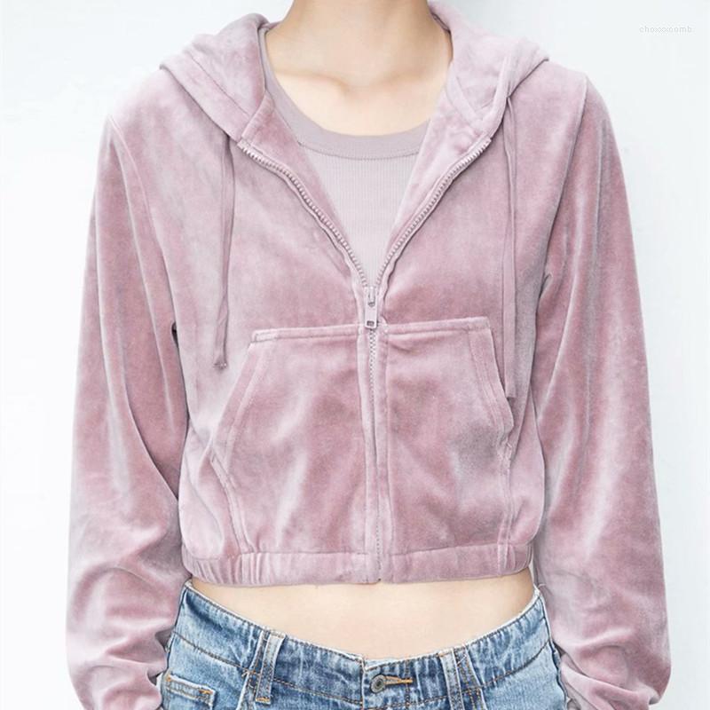 

Women's Jackets Casual Girls Hooded Jacket 2022 Spring-autumn Fashion Ladies Solid Color Streetwear Coat Female Slim Short Top, Pink