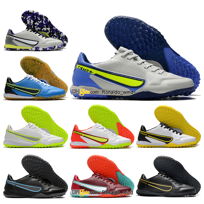 

GIFT BAG Mens High Tops Football Boots React Tiempo 9 Pro IC TF Cleats Legend IX ACC Soccer Shoes Indoor Turf MD Trainers Botas De Futbol, Color 2
