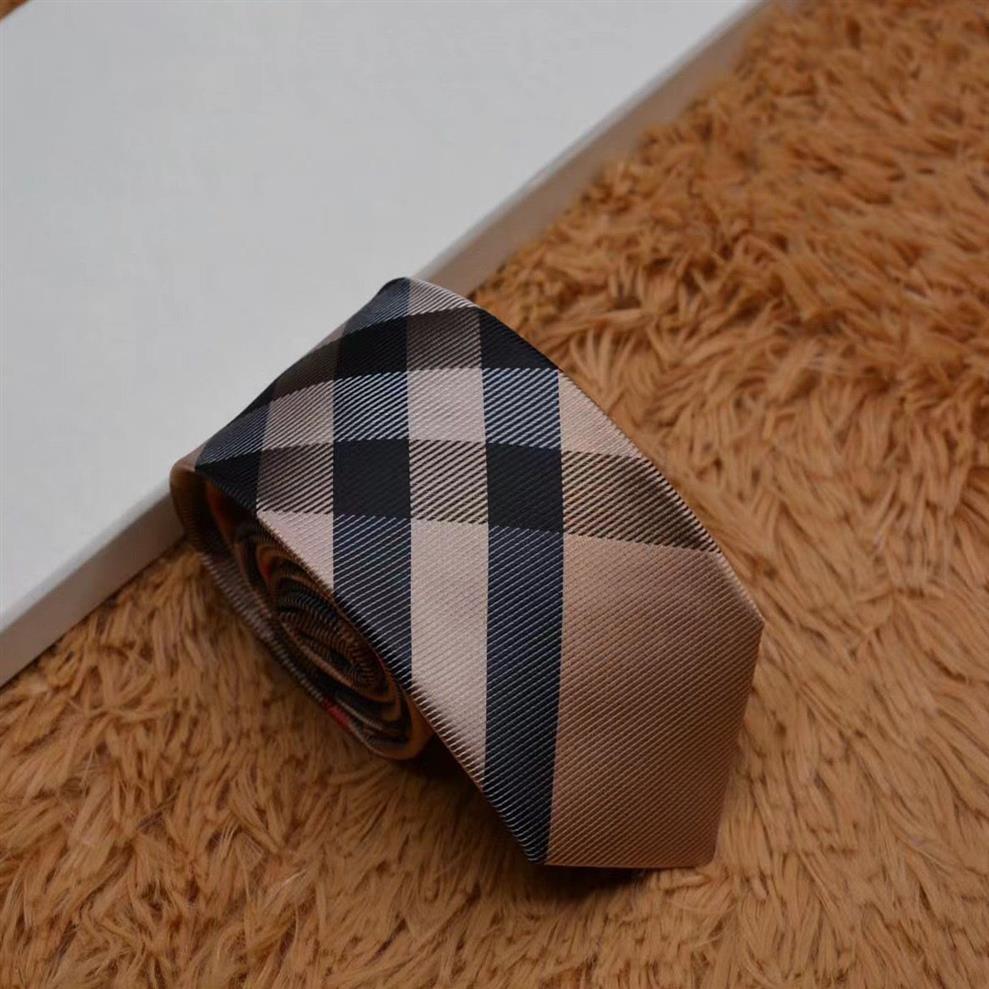 

Tie Silk Necktie Gold Blue Jacquard Party Wedding Woven Fashion Design with box304j