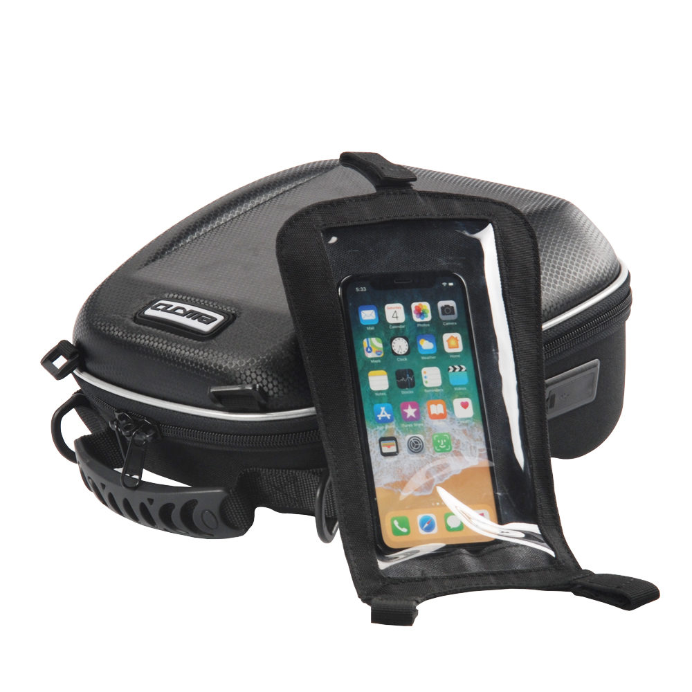 

Motorcycle Bags Fashion Hard Shell with USB Charger Waterproof Navigable Phone Holder Quick Lock Riding Motorcycle Tank Bag