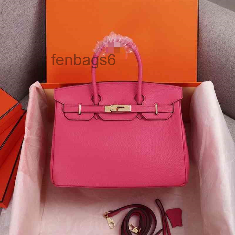 

Leather Designer Bags 2022 Herme Litchi Herbag h Handbags Single Classic Shoulder Messenger Birkins Burkin 4ND2, Purple 30