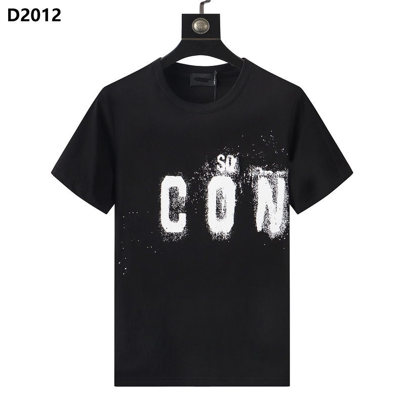 

23SS Letter Print mens t-shirt Hip Hop Shorts Cotton tops D2 DSQ ICON GG tee poloshirt shirt men Designers men women t shirts dt001, 01