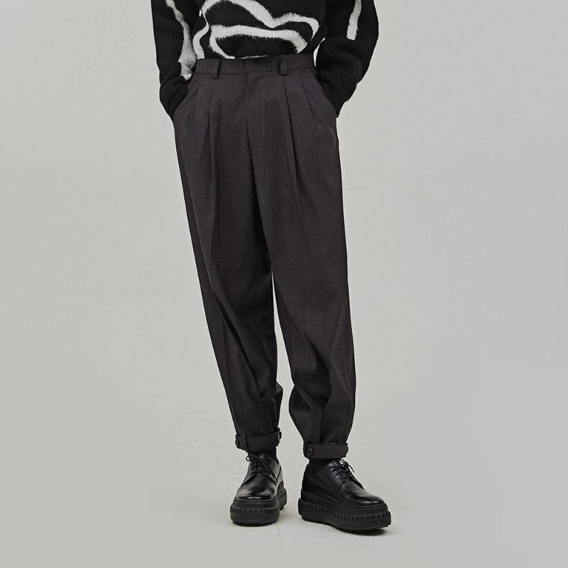 

Men's Pants Overalls Corset 2022 Slim Casual Versatile Suit Summer Light Lantern Large, Black