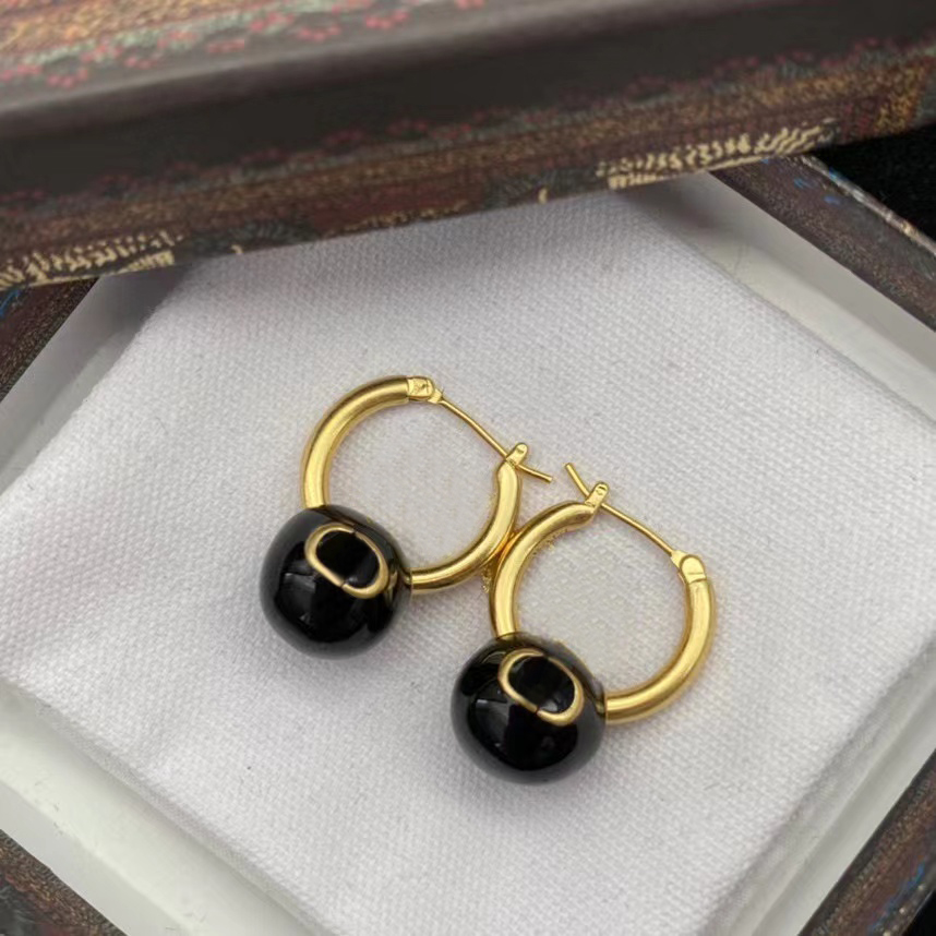 

Hoop Gold Charm Earring Circle with for Women Girls Woven lovers gift