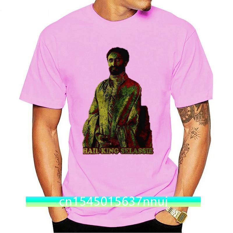 

HAILE SELASSIE PORTRAIT II Tops Tee T Shirt Lion Of Judah Ethiopia Rastafari Irie Jamaika Harajuku Hip Hop TShirt 220702, Beige