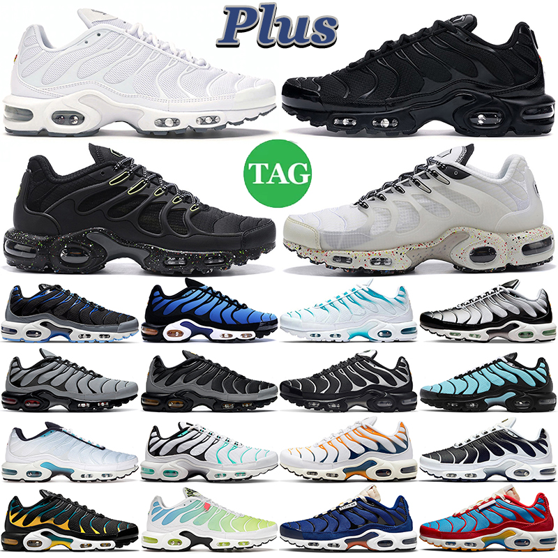 

Max Plus Tn Running Shoes Men Women Terrascape Triple Black White Hyper Blue Fury Jade Tan Burgundy Wolf Grey Bat Mens Trainers Outdoor Sports Sneakers, #8 pollen