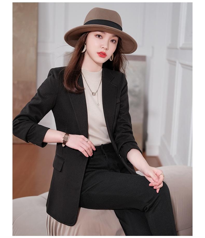 

Women' Two Piece Pants Spring Fall Winter Fashion Blazer Women Business Suits Pant And Jacket Sets Office Ladies Work Pantsuits OLWomen, Blazer only