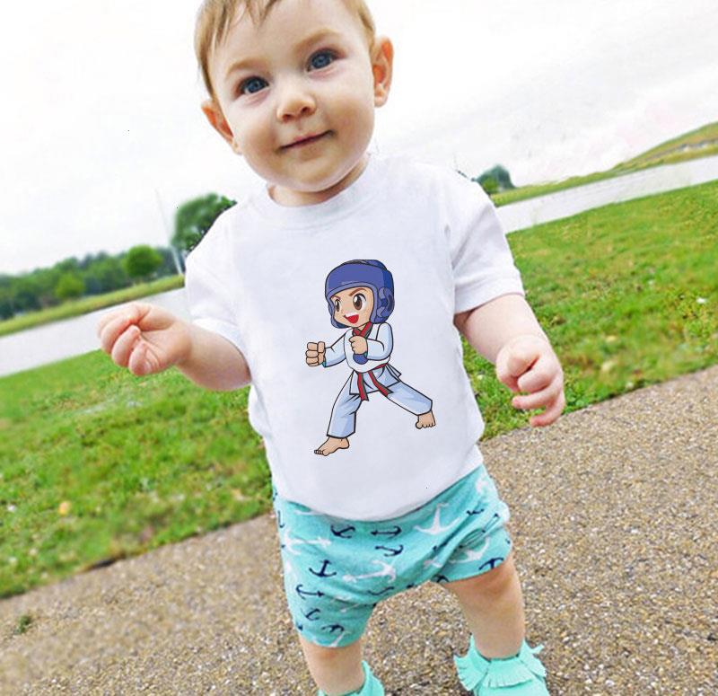 

Kids Girl T-shirt T Shirt Summer Bear Taekwondo Baby Boy Casual Tops Toddler Tees Children Clothes T-shirts Short Sleeve, 11