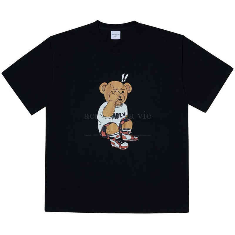 Version New Cotton Loose Casual Adlv Fashion Brand Super Trend Versatile T-shirt Ins Short Sleeve Boys And Girls Summer 5 t shirts for men B5