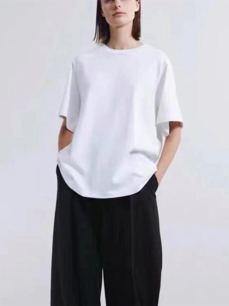 

Women' T-Shirt Women' O-Neck Casual 2022 Loose Female Short-Sleeved Solid Color All-Match Simple Soft Tshirt TopWomen, White