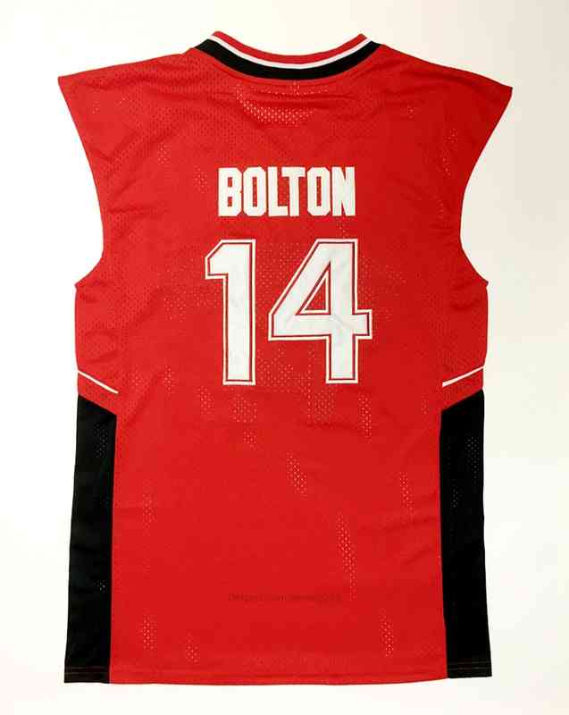 

From US #Wildcats 14 Troy Ship Bolton Basketball Jersey High School College Jerseys Mens Vintage stitched Red Size S-XXXL, Bolton #14 red