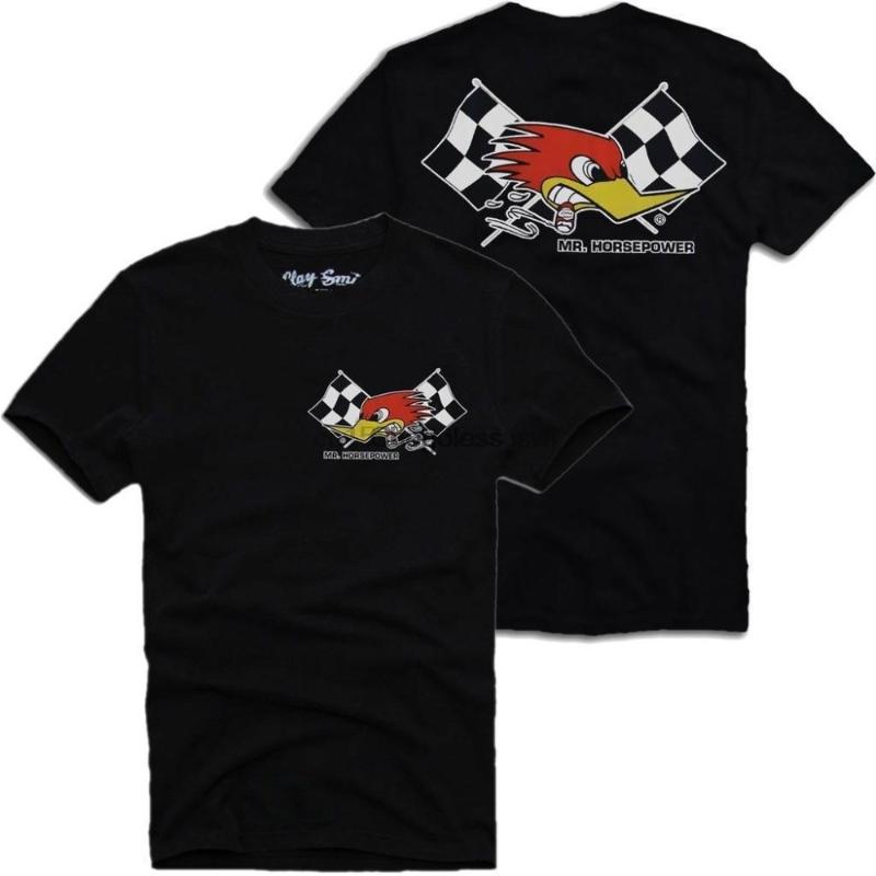 

Men's T-Shirts CLAY SMITH VINTAGE RACING T-SHIRT Mr . Horsepower, 0300453-blue