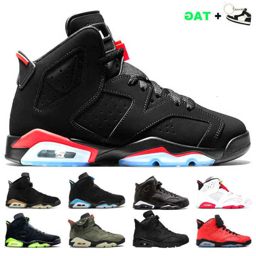 

6 Discount 6s Men Jumpman Basketball Shoes Infrared Reflective Hare Bred Unc Flint Carmine Sport Blue Mens Trainers Sports Sneakers Zapatos, #1 infrared reflective