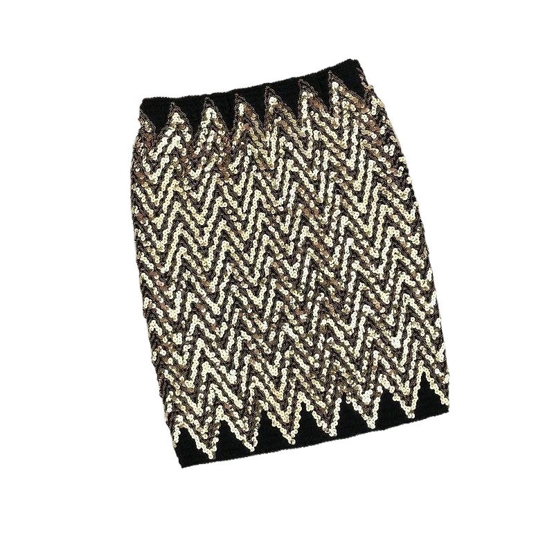 arrive Spring Summer Bling Sequin Skirts Women Elegant Fashion Office Korea Mini Skirt Elastic Black Gold Stripe Tunic z7FH#-image-790072296