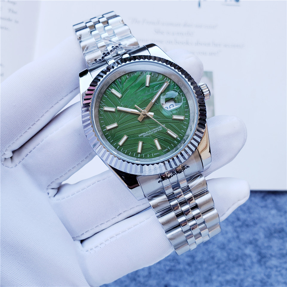 

011 men's watch luxury 41mm automatic machinery high quality stainless steel strap sapphire mirror business office watch folding buckle Montre De Luxe watches, 01