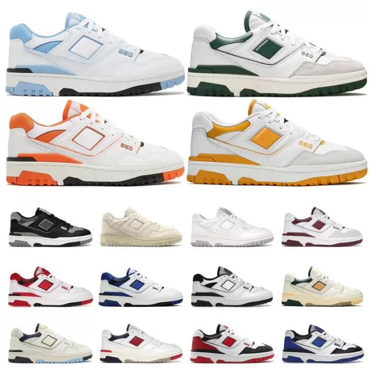 20Color 550 hommes Chaussures de course pour femmes un peu de feuille blanche feuille verte crème noire marine ciel bleu universitaire or syracus