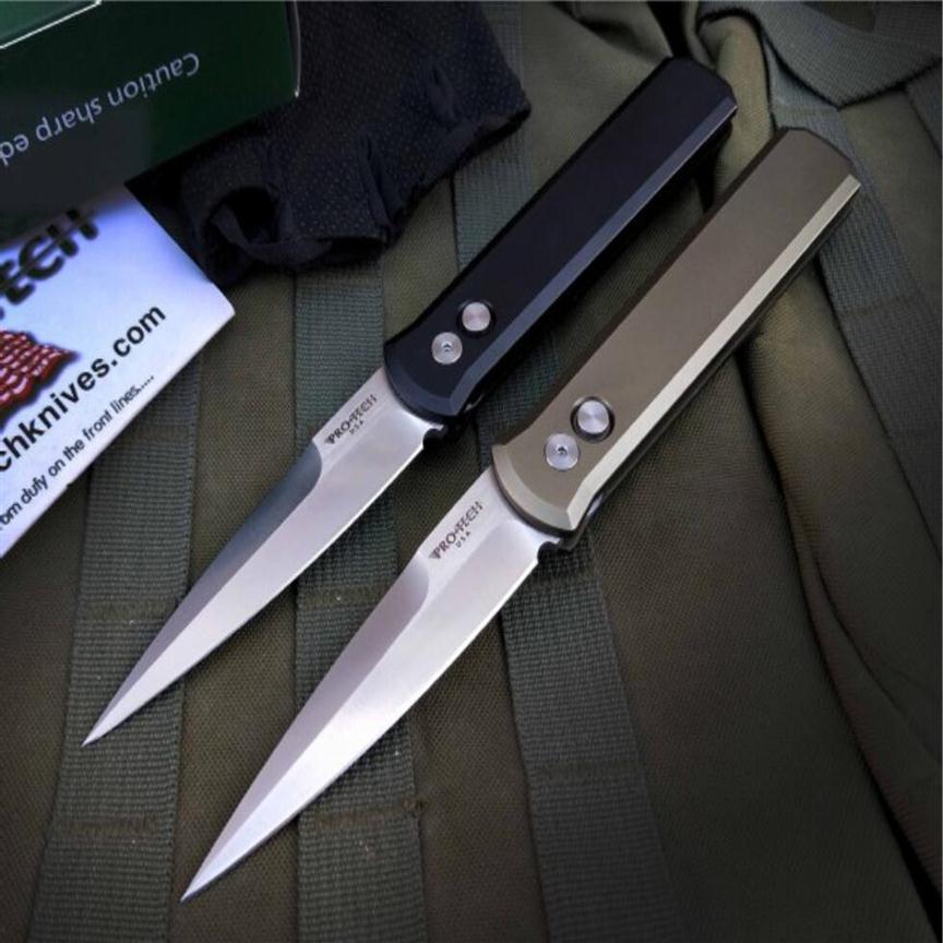 

protech knives THE GODFATHER 920 Auto Folding knife 154-CM blade CNC 6061-T6 handle hunt camping Survival Tactical folding knife2001