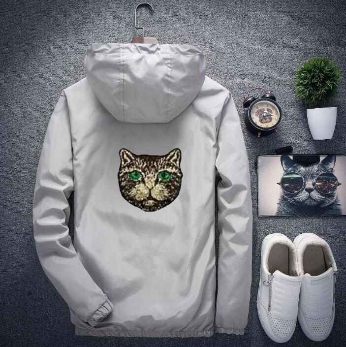 

Men's Plus Size Outerwear & Coats Advanced Designer Jacket 2022 Fashion Tide Mens Coat Printed Luxury Hoodie Casual Sport Outdoor Male Femal, Black